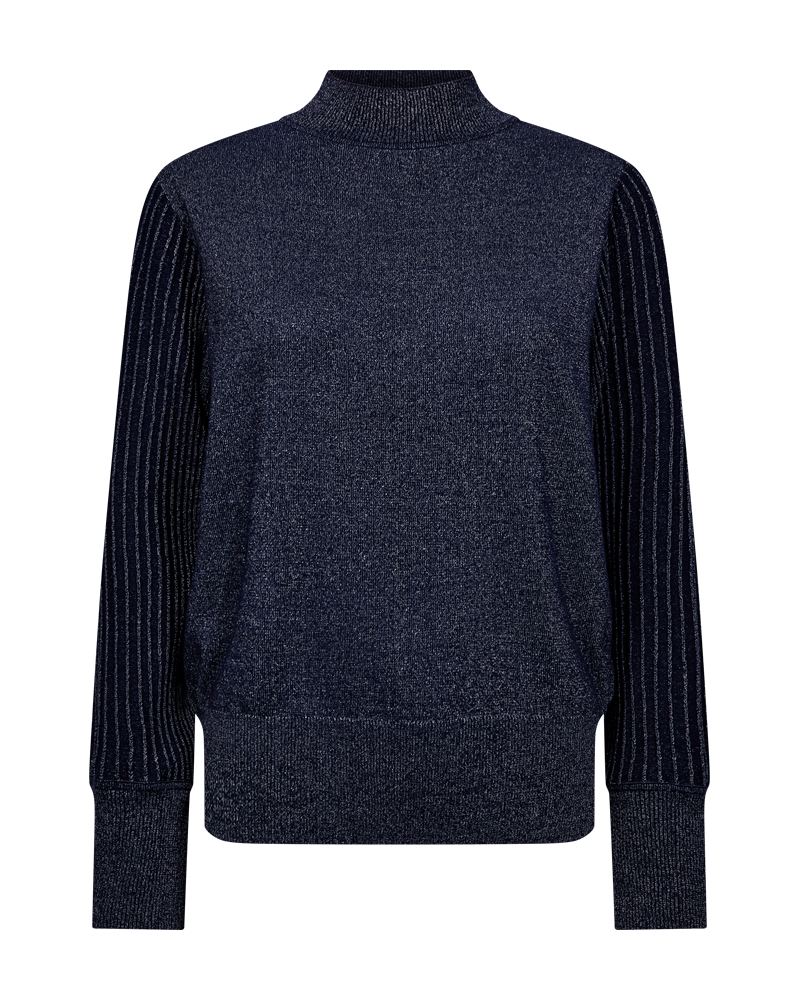 Freequent Pulllover Bisolo navy - OAK Fashion Noordwolde
