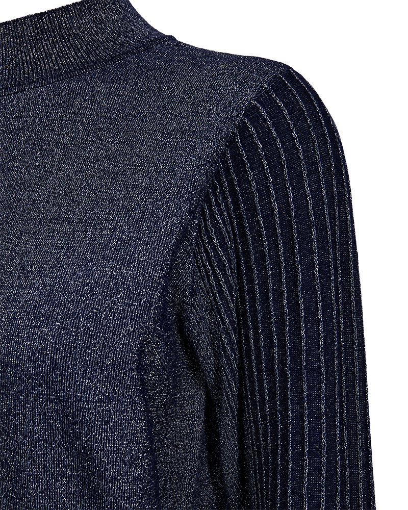 Freequent Pulllover Bisolo navy - OAK Fashion Noordwolde