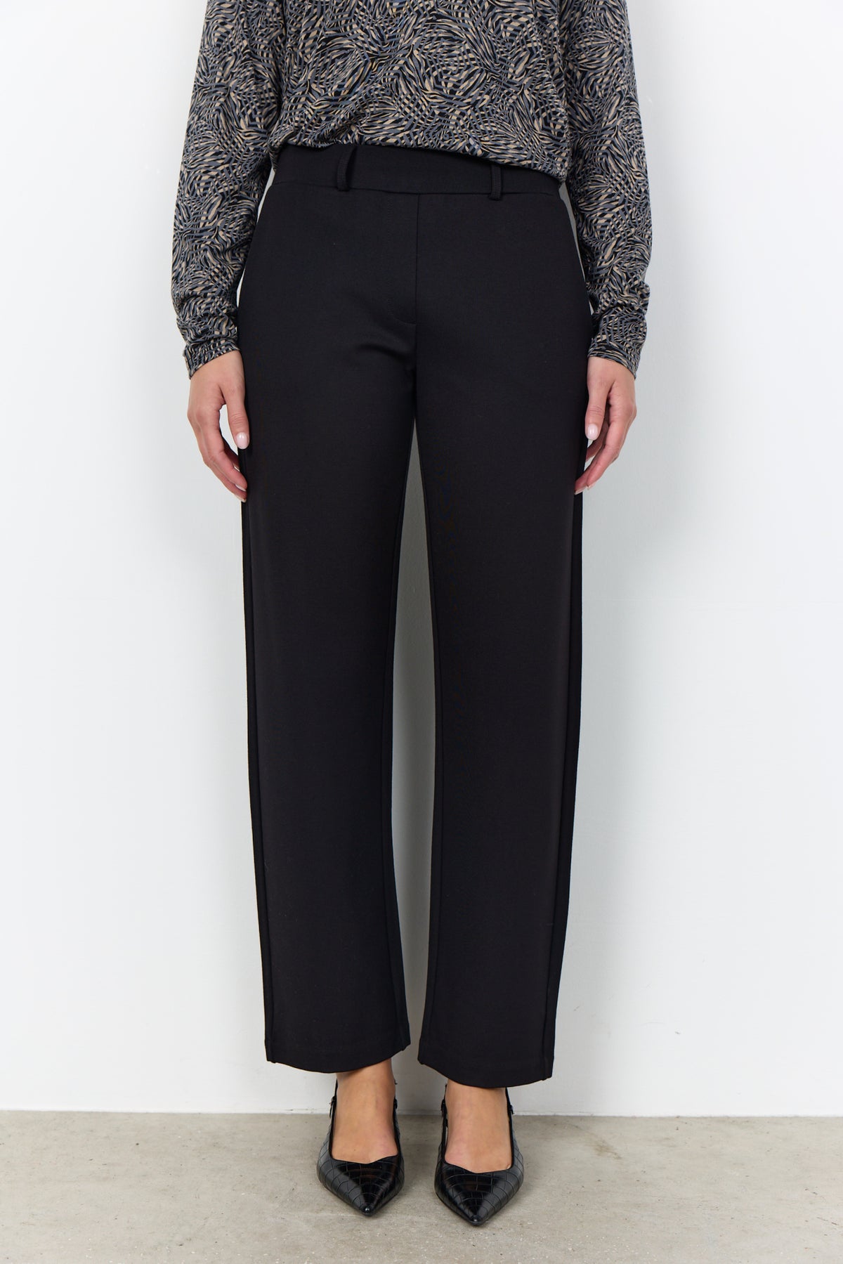 Soya Concept Pantalon Nanni Zwart - OAK Fashion Noordwolde