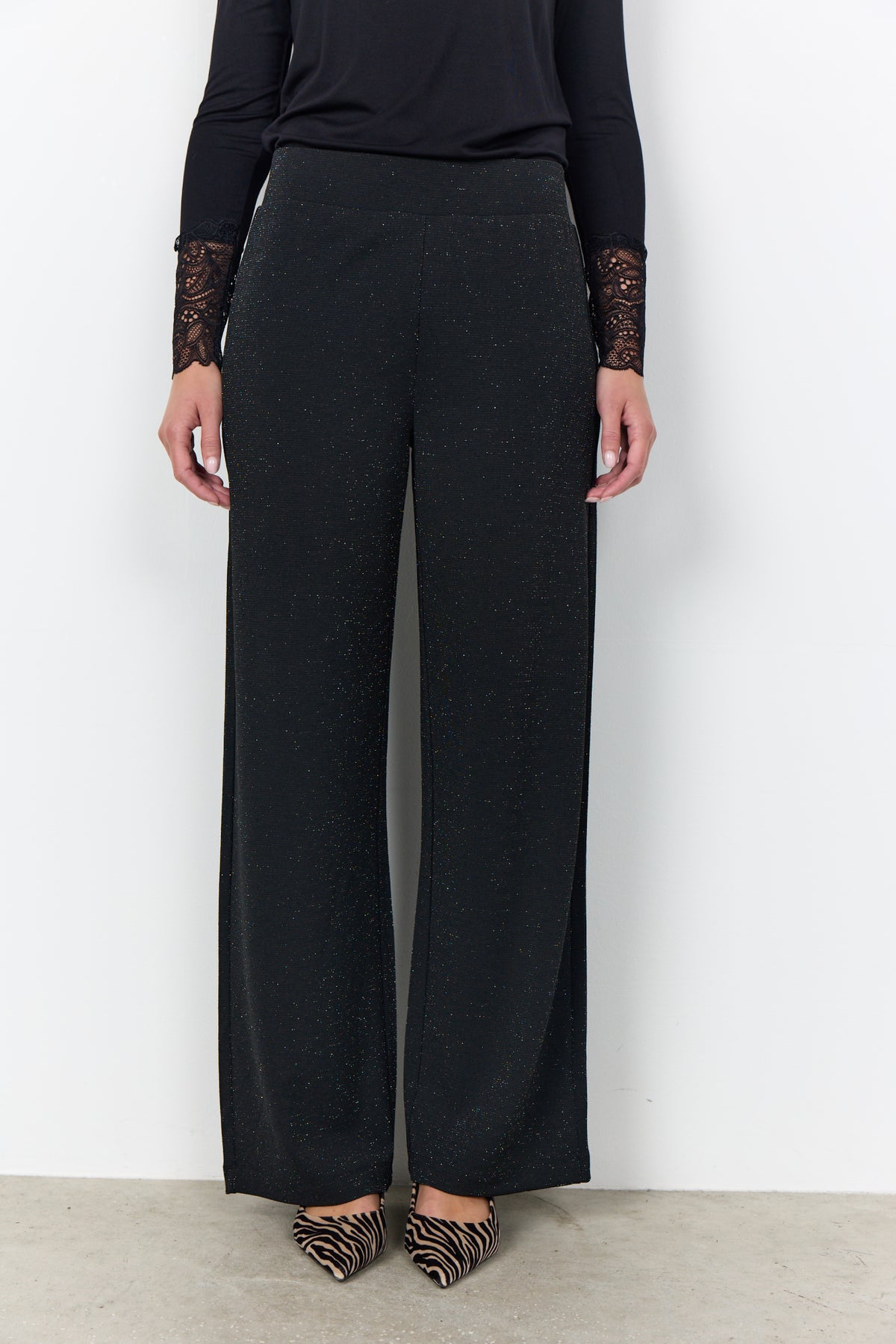 Soya Concept Pantalon Andine Zwart - OAK Fashion Noordwolde