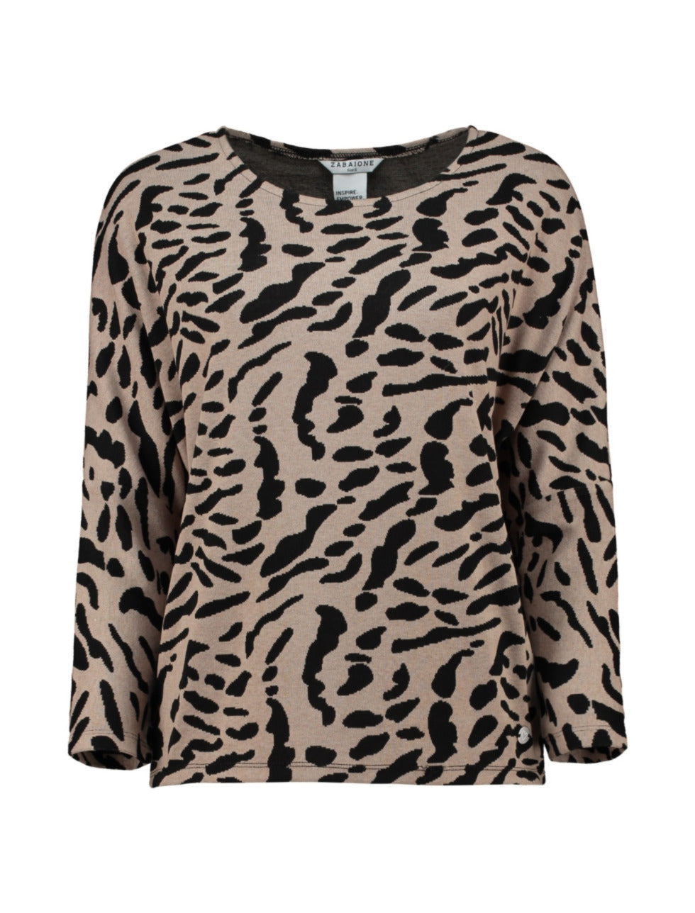 Zabiaone Top Leonie Bruin - OAK Fashion Noordwolde