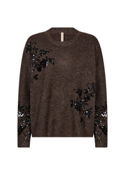 Soya Concept Pullover Orlean Bruin - OAK Fashion Noordwolde