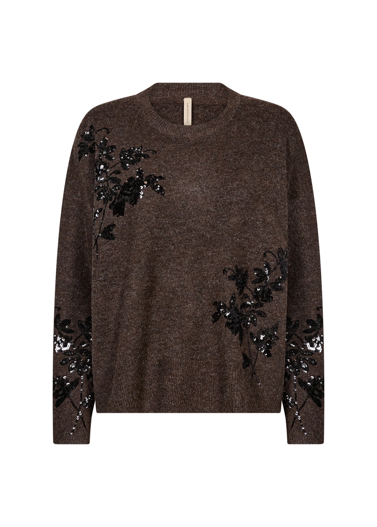 Soya Concept Pullover Orlean Bruin - OAK Fashion Noordwolde