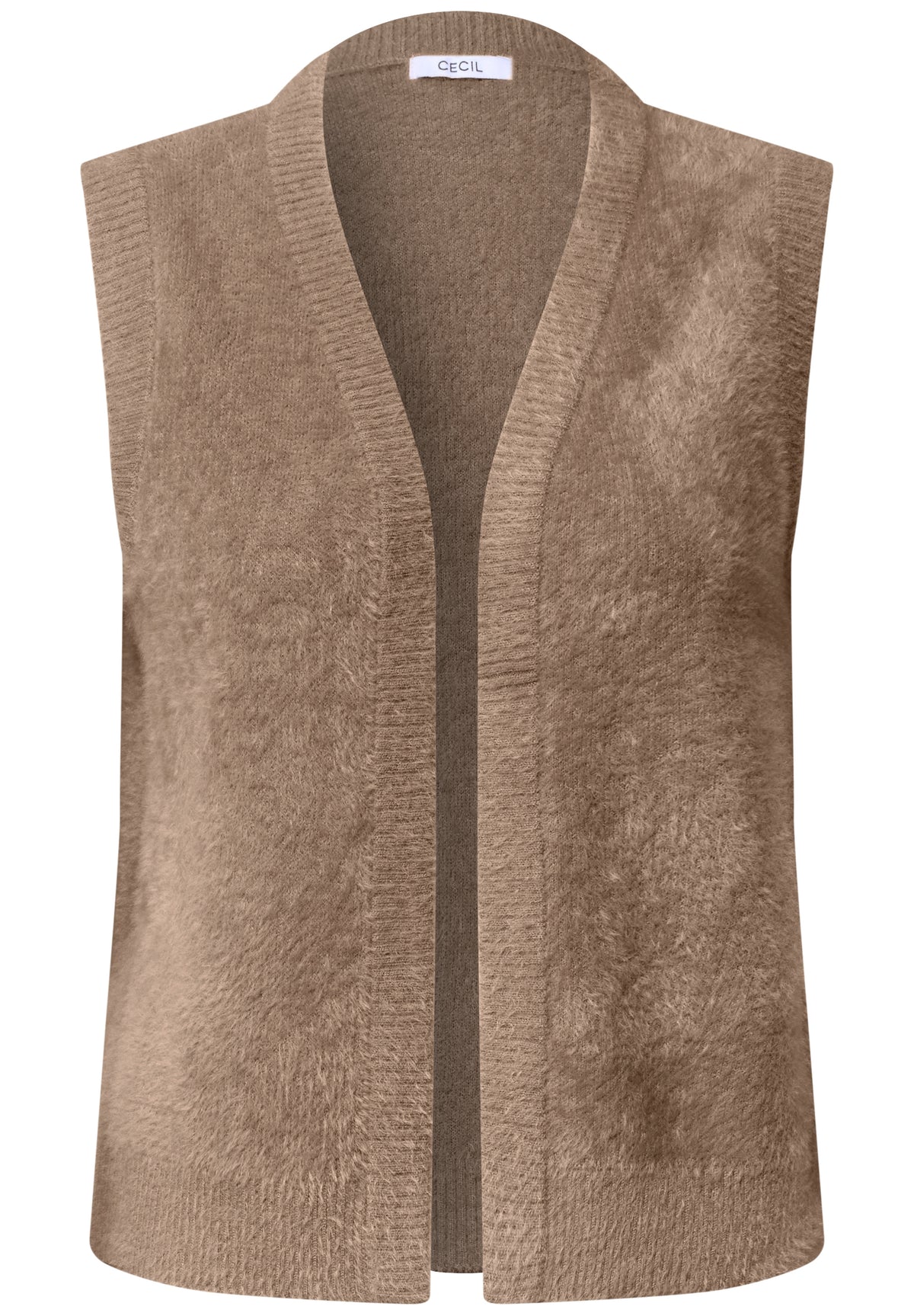 Cecil Vest Feather Bruin - OAK Fashion Noordwolde