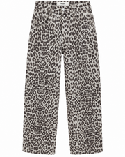 Oak Balloon Jeans Leopard Bruin - OAK Fashion Noordwolde