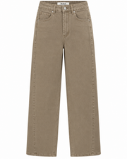 Oak Barrel Jeans Lichtbruin Bruin - OAK Fashion Noordwolde