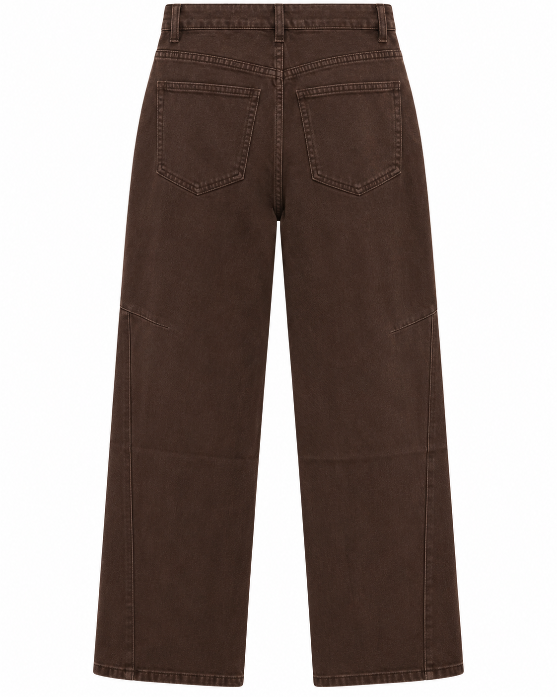 Oak Barrel Jeans Donkerbruin Bruin - OAK Fashion Noordwolde