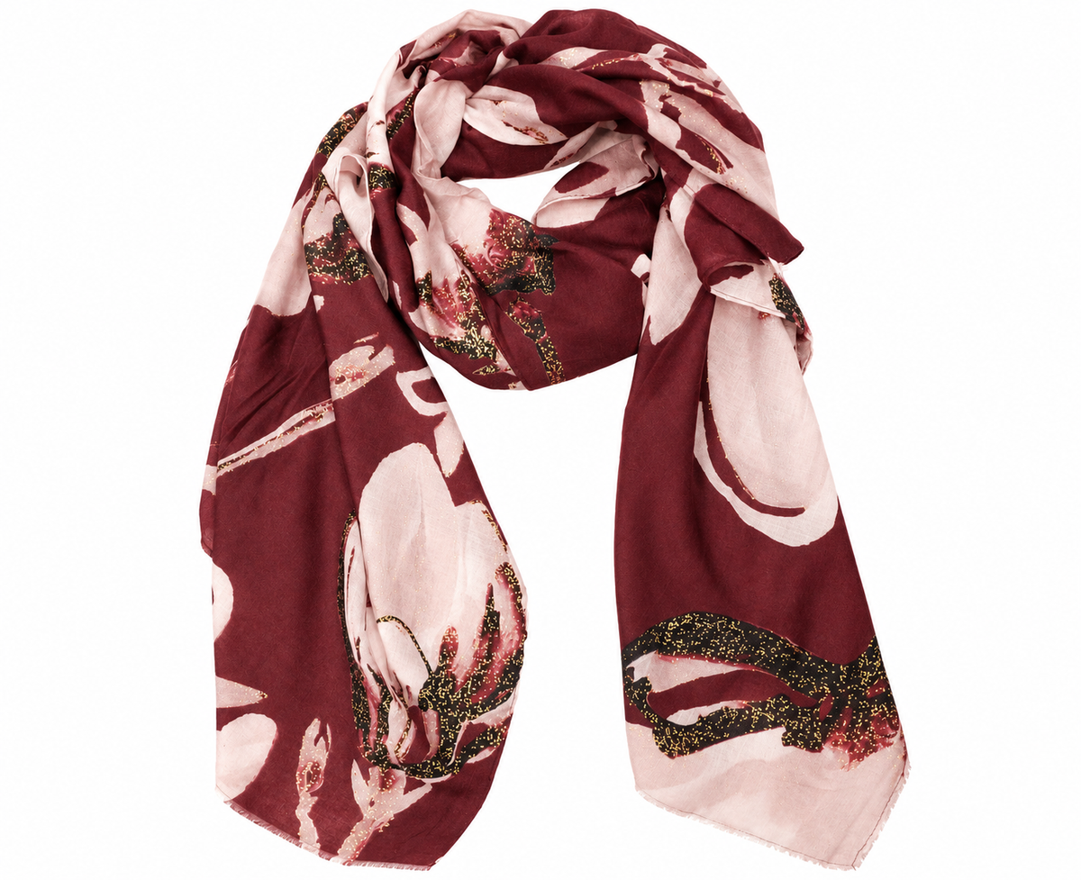 Oak Sjaal Vicky Rood - OAK Fashion Noordwolde
