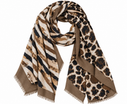 Oak Sjaal Giraffe Bruin - OAK Fashion Noordwolde