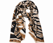 Oak Sjaal Liva Bruin - OAK Fashion Noordwolde