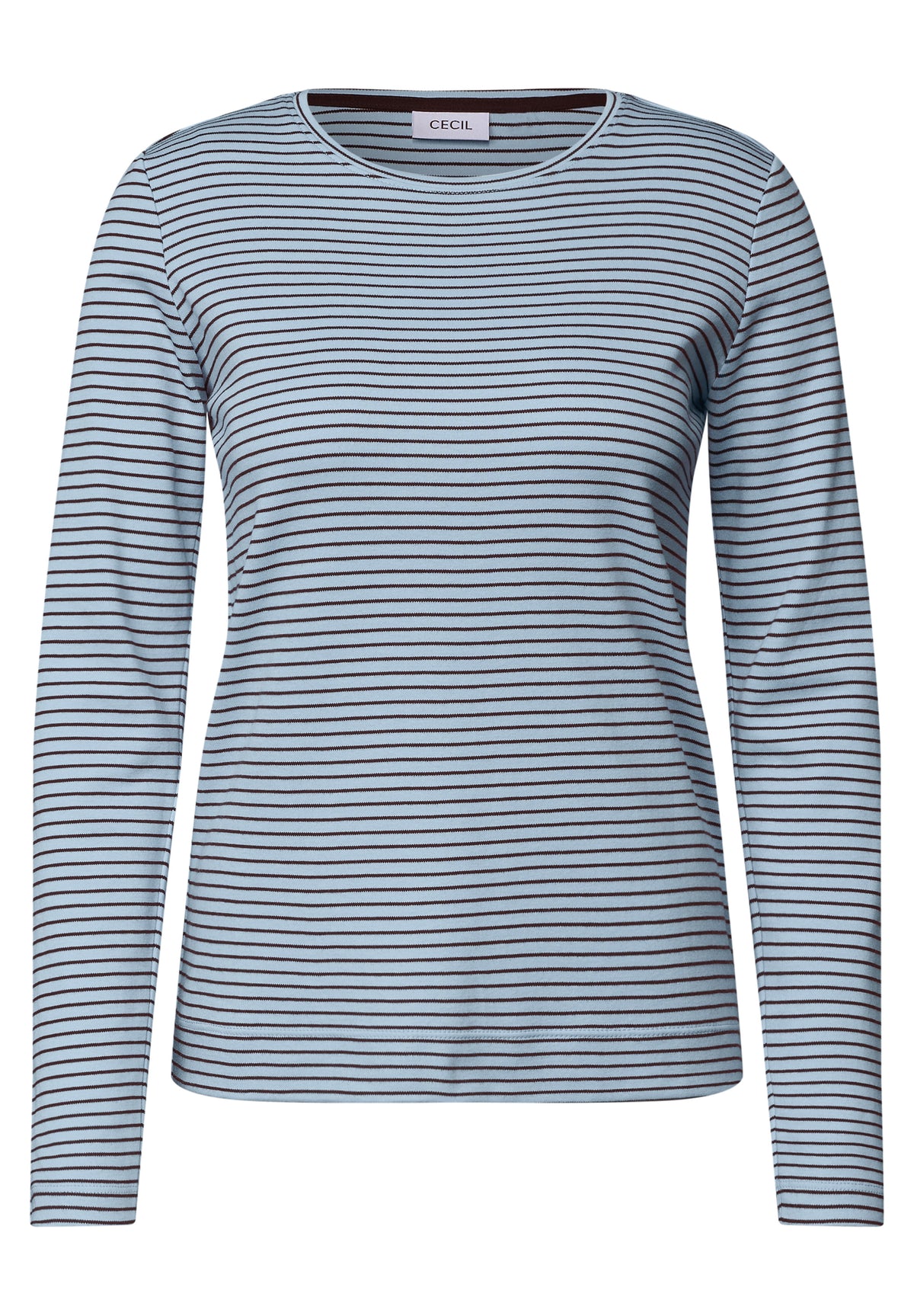 Cecil Top Striped Blauw - OAK Fashion Noordwolde
