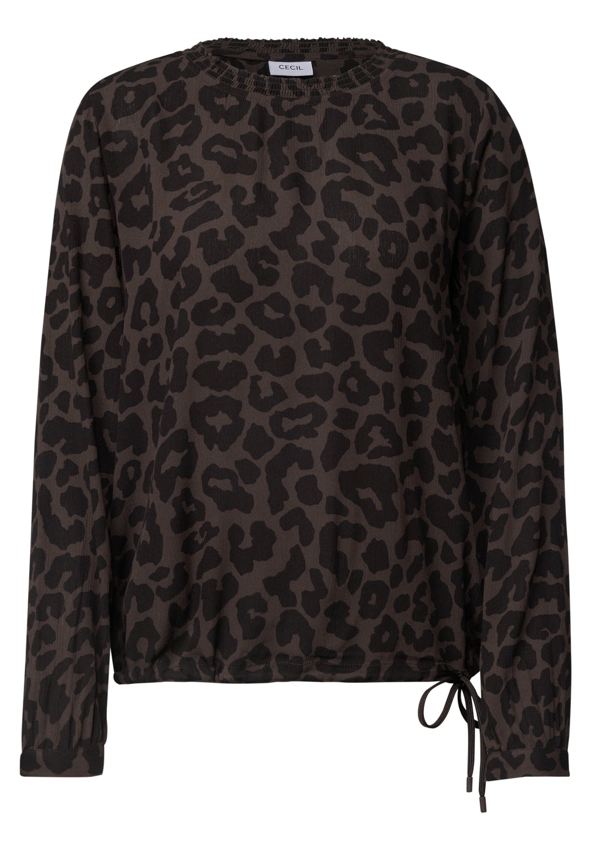 Cecil Blouse Neckline Brown - OAK Fashion Noordwolde