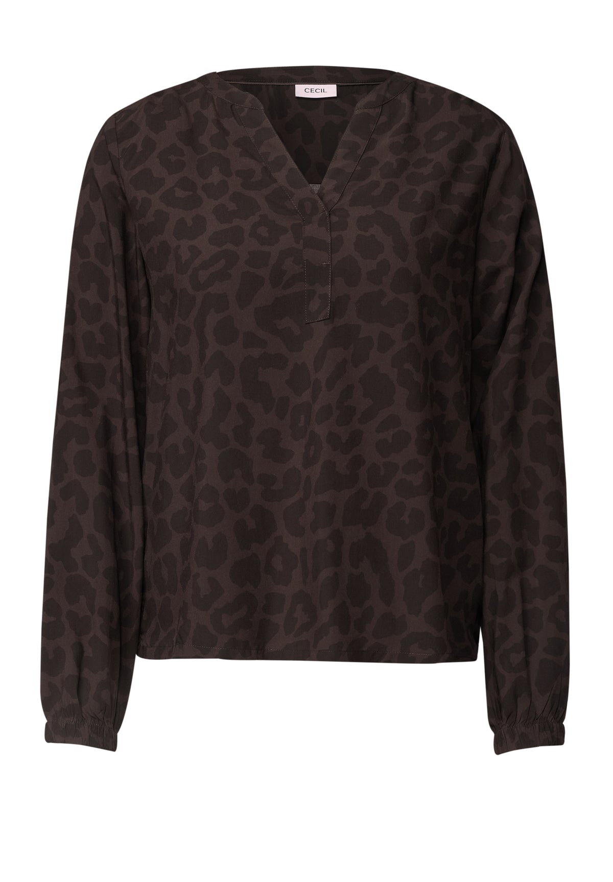 Cecil Blouse Leo Brown - OAK Fashion Noordwolde