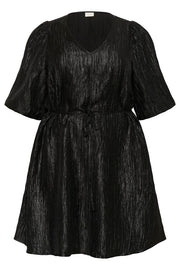Kaffe Curve KCrizza Dress Black Deep - OAK Fashion Noordwolde