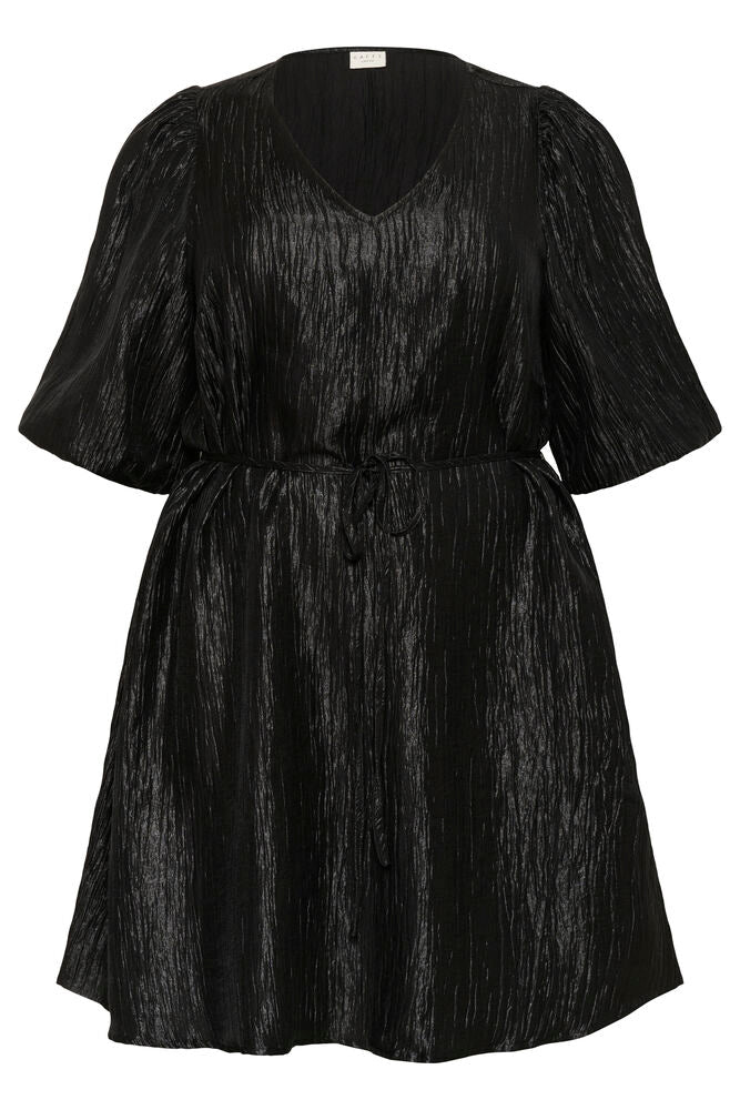 Kaffe Curve KCrizza Dress Black Deep - OAK Fashion Noordwolde