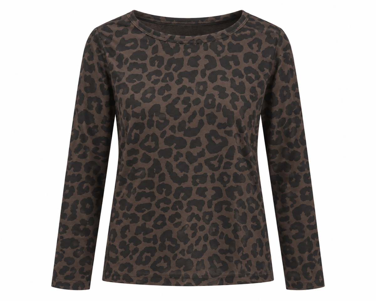 Cecil Shirt Layering Brown - OAK Fashion Noordwolde