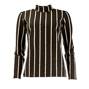 NED Top Milan Stripes Black