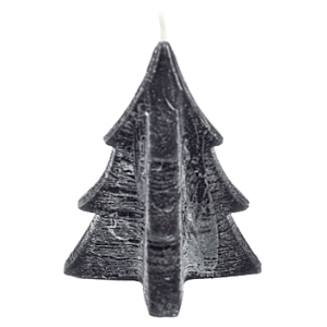 Kaars Kerstboom Klein Zwart