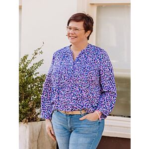 Oak Blouse Spikkels paars