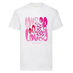Pinned by K  T-shirt Loved Pink