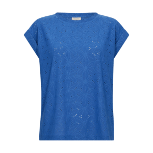 Freequent T-shirt Blond Blue