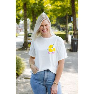 Oak T-shirt Lemons Wit (one size)