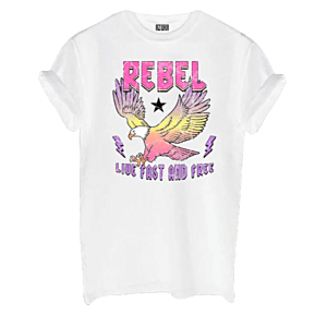 Azuka T-shirt Rebel Wit