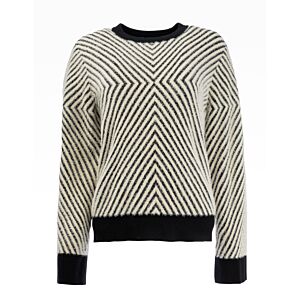 NED Erith LS-RMJ Furry Print Knit