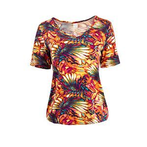 NED Xavier SS Colored Faded Flower Tricot