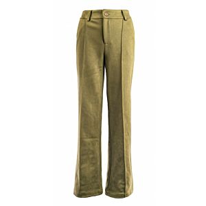 NED Pantalon Pilar Suede Groen