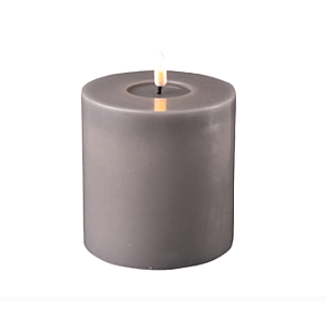 Led Candle Grey