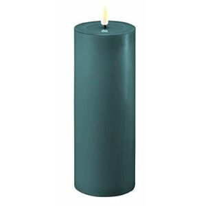 Led Candle Jade green