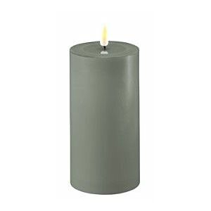 Led Candle Salvie green