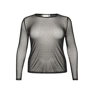 Kaffe Curve Mesh Top Lorinda