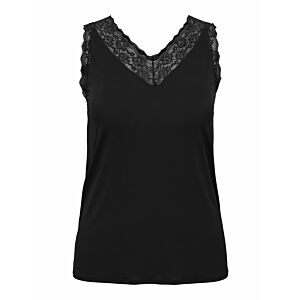 Carmakoma Top Lace Zwart