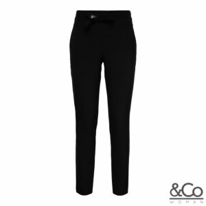 &Co Travel Pant Peppe black