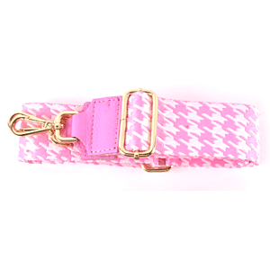 Bag Strap Pied de Poule Lichtroze