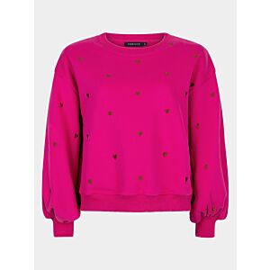 Ydence Sweater Hearts Pink