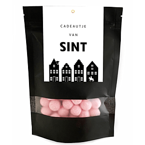 Toffeeballen Cadeautje van Sint; smaak aardbei