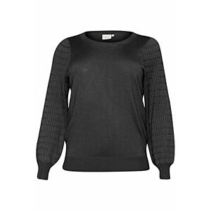 Kaffe Curve Pullover Clini Grijs