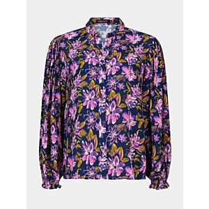 Ydence Blouse Alyssa Navy Flower