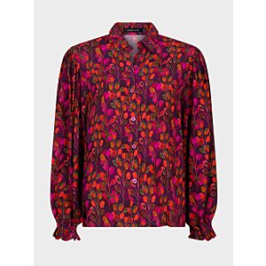 Ydence Blouse Alyssa Leaf Print