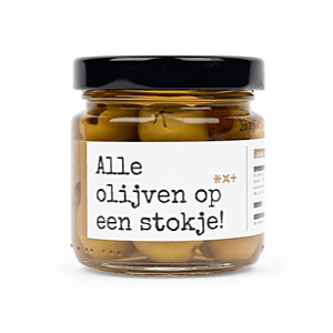 Alle olijven op een stokje!