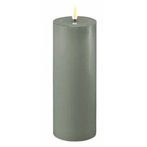 Led Candle Salvie green